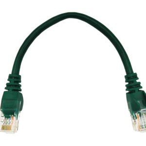 Linkbasic 22cm UTP Cat5e Flylead Green