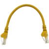 Linkbasic 22cm UTP Cat5e Flylead Yellow