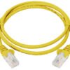 Linkbasic 1 Metre UTP Cat5e Flylead Yellow