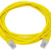 Linkbasic 3 Metre UTP Cat5e Flylead Yellow