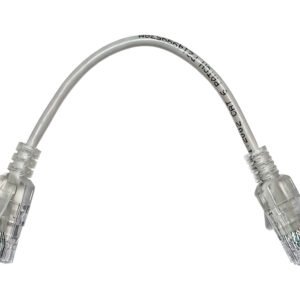 Linkbasic 22cm UTP Cat6 Nano Thin Patch Cable Grey