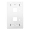 Linkbasic Two Port Faceplate 115 x 70mm