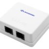 Linkbasic Cat5e Double Surface Mount Box