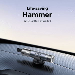 UGREEN 2-in-1 Car Window Breaker and Safety Belt Cutter - Image 3