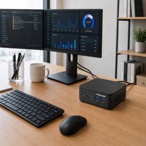 PCBuilder CUBE Intel Core 3-100U 8GB DDR5 512GB Windows 11 Home Mini PC - Image 6