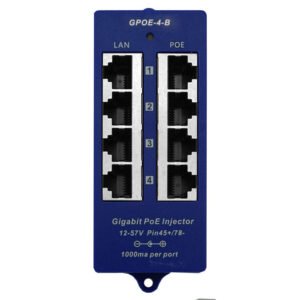 4 Port Gigabit Passive PoE Injector