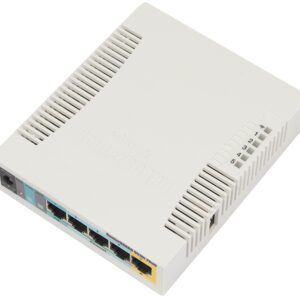 MikroTik 2.4GHz 2.5dBi 5 Port Ethernet WiFi Router