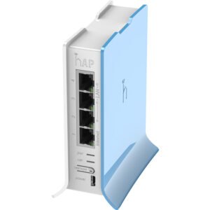 MikroTik hAP Lite Tower 4 Port Ethernet 300Mbps WiFi 4 Router