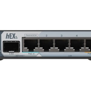 MikroTik hEX S 5 Port Gigabit 1x 2.5G SFP Desktop Router