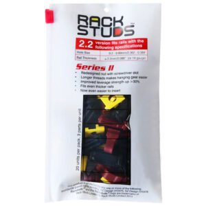 Rackstuds 2.2mm 20 Pack Red