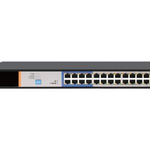 Scoop 24 Port Fast Ethernet PoE 250W 2 Gigabit 1SFP Switch