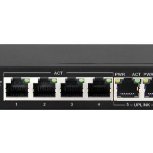 Scoop 6 Port Gigabit 4 PoE 60W Switch
