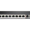 Scoop 8 Port Fast Ethernet PoE 96W 2 Gigabit Switch