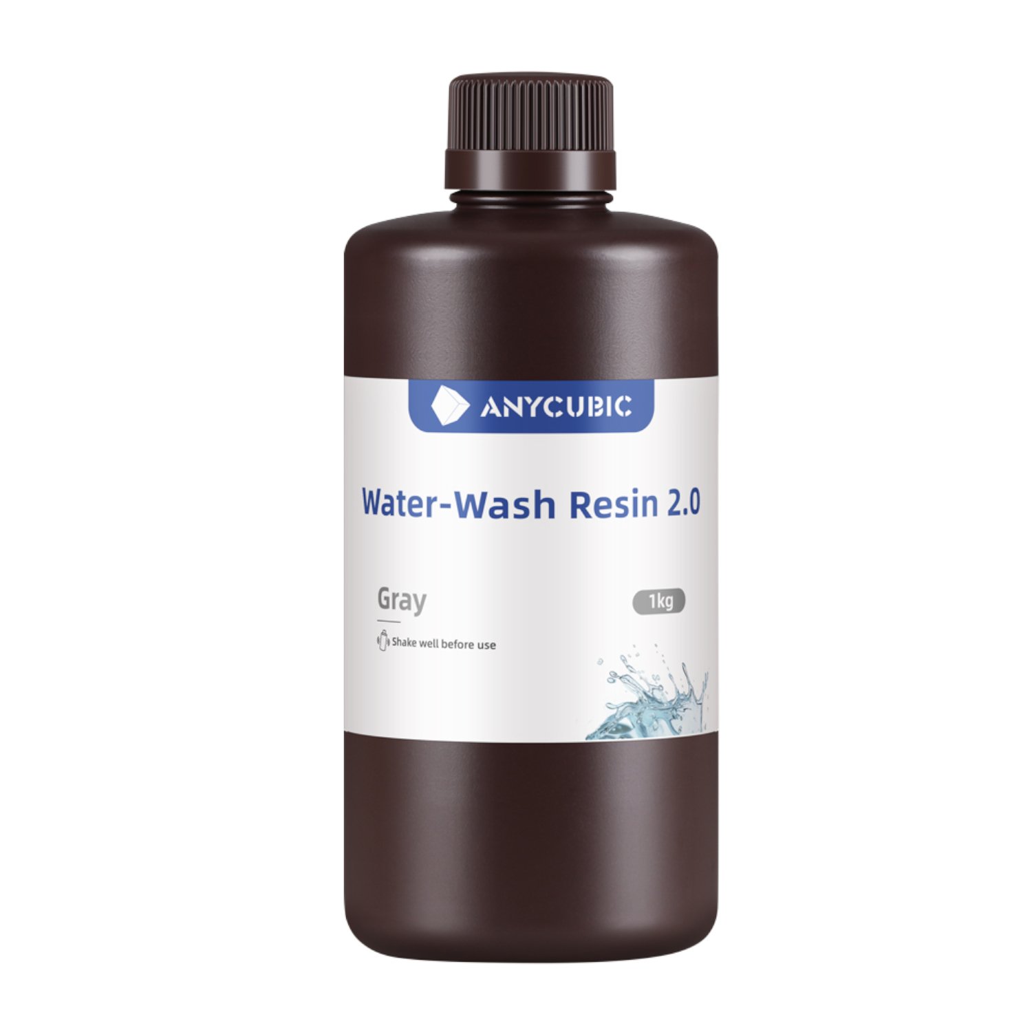 Anycubic Water Wash Resin 2.0 – Grey - Image 2