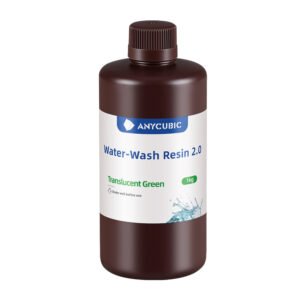 Alternative view of Anycubic Water Wash Resin 2.0 – Translucent Green